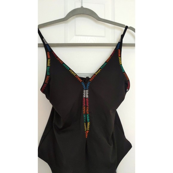 SoLuna Women's Swimsuit Black 10 One Piece - Picture 2 of 6